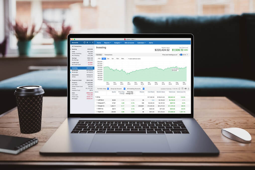 quicken for mac profit and loss